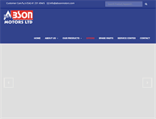Tablet Screenshot of absonmotors.com
